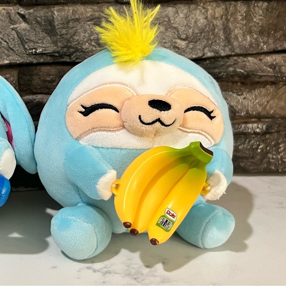 Light Blue Plush Toy with Care Tag